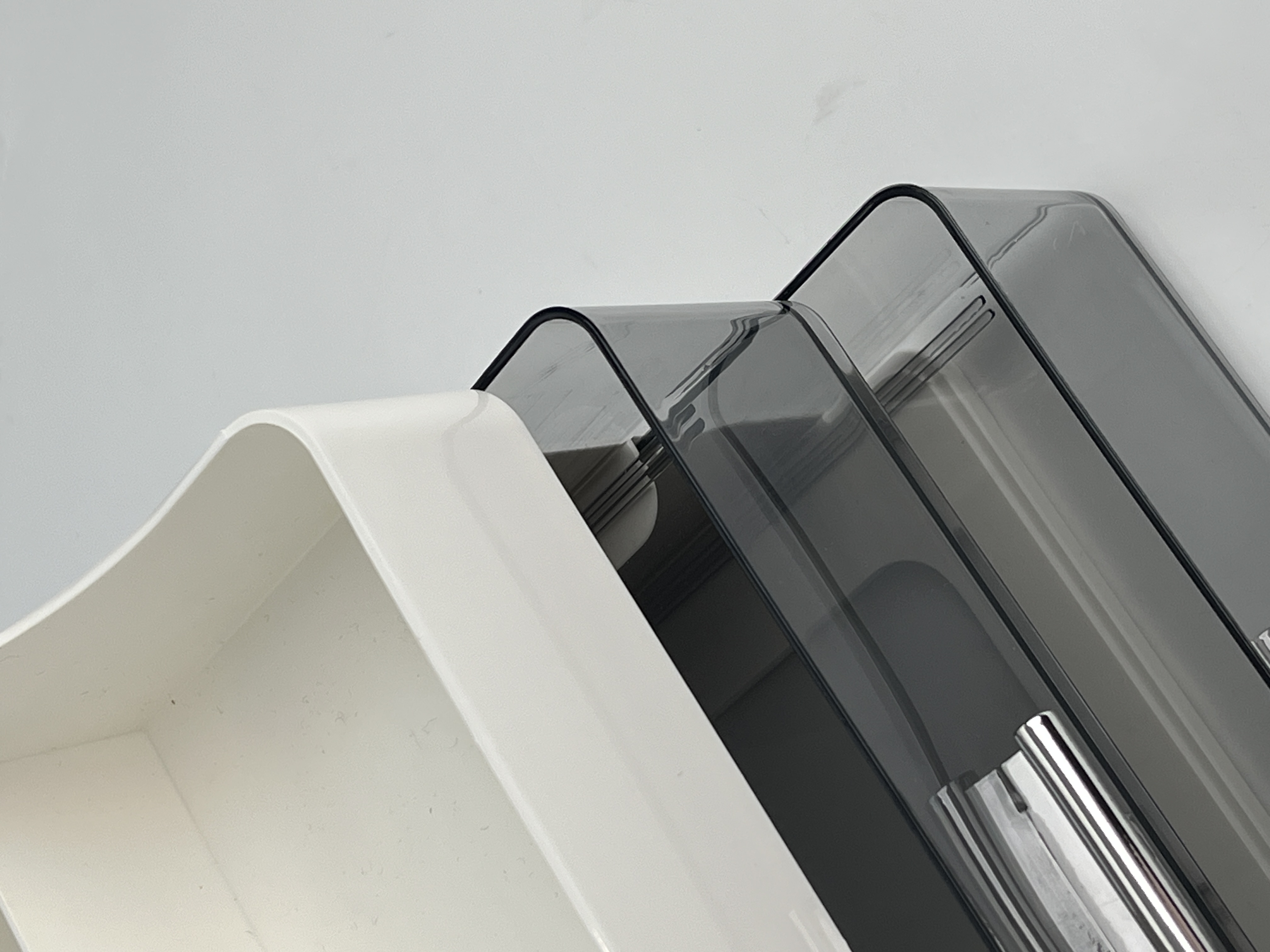Hotsale Modern Design Customization Plastic Box Living Room Bedroom White Double-layer Drawer Desktop Storage Box details