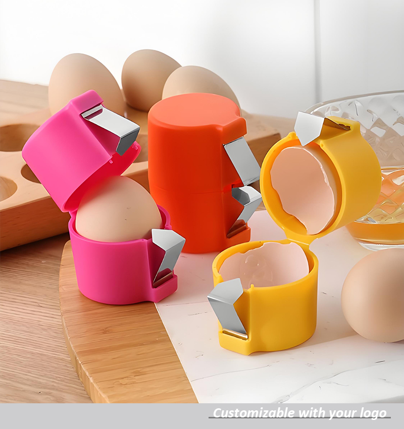 2025 Kitchen Manual Egg Separator and Cracker Opener Steel Plastic Gadgets for Home Baking New Manual Egg Shell Opener manufacture