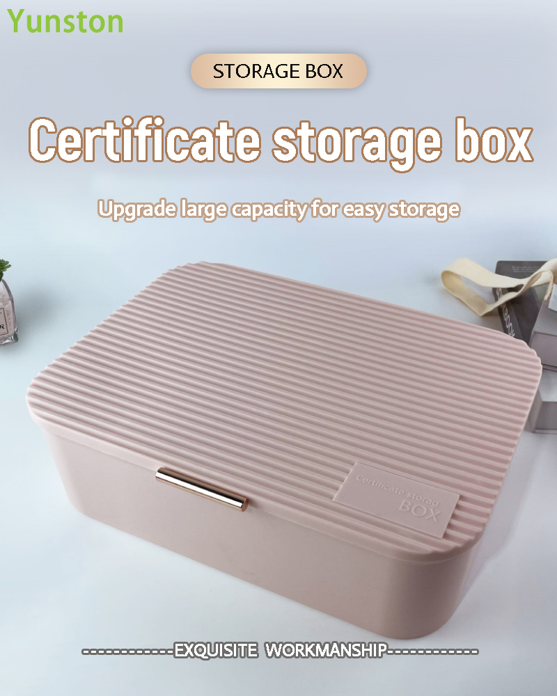 Multi-functional Certificate Packing Box Portable Travel Document Organiser Plastic Document Certificate Organising Box supplier