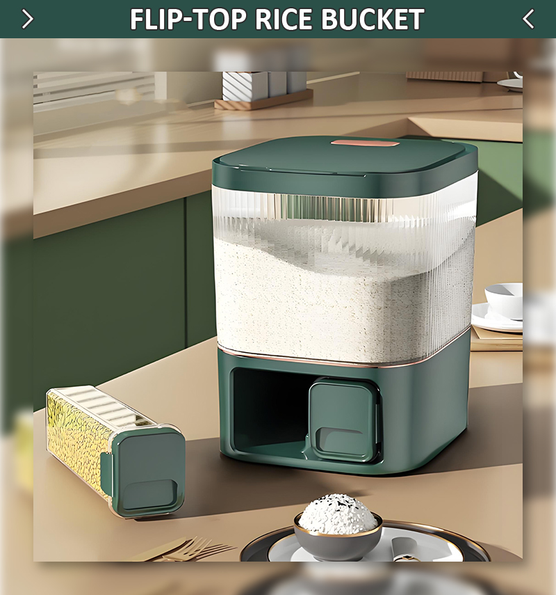 Big Capacity Moisture-Proof Insect-Proof Plastic Storage Jar Sealed Metered Grain Dispenser Kitchen Food Container PET Material manufacture