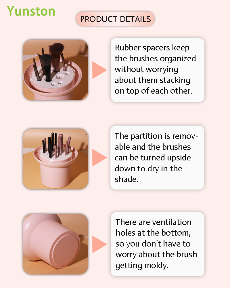 Dustproof Plastic Cosmetic Storage Box for Eyebrow Pencil and Makeup Desktop Makeup Case with Dustproof Cosmetics Storage supplier