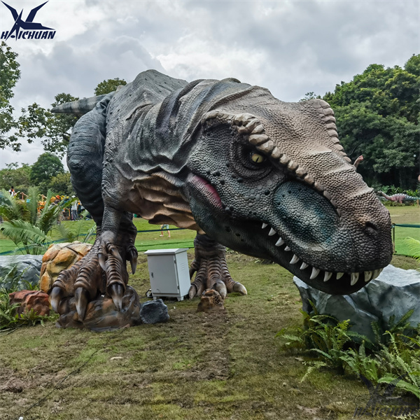 Immerga clientes in mundum præhistoricum cum nostris authenticis replica T Rex magnitudine naturali