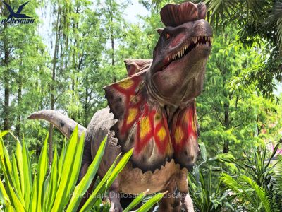 Inverkan av en interaktiv körbar dinosaurie på gästengagemang