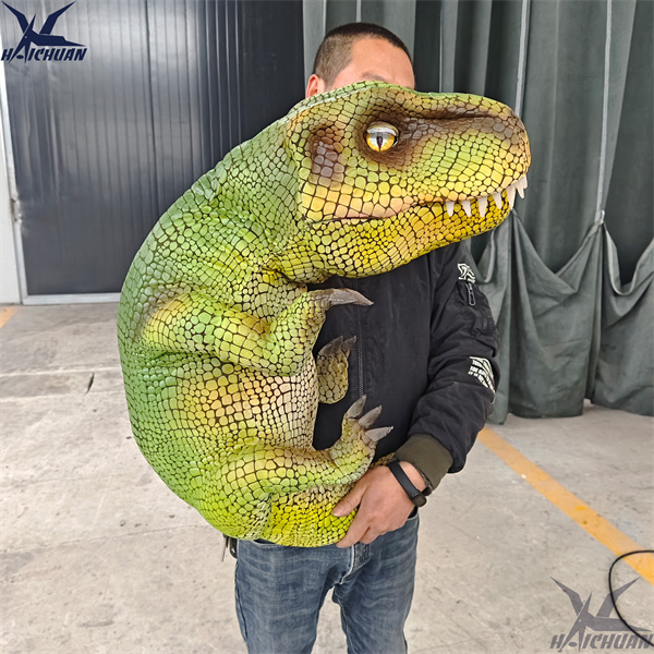 Matibay at parang tunay na realistiko at buong katawang dinosaur na mga palara