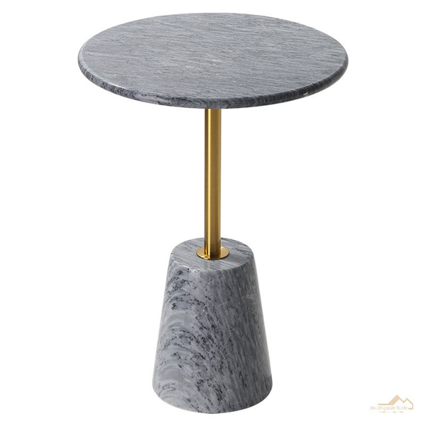 Exceptional Durability and Longevity in Our Gray Marble Side Table