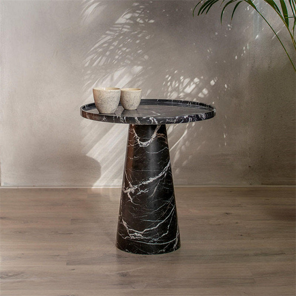 Impress Your Customers with High-Quality Marble Black Side Tables