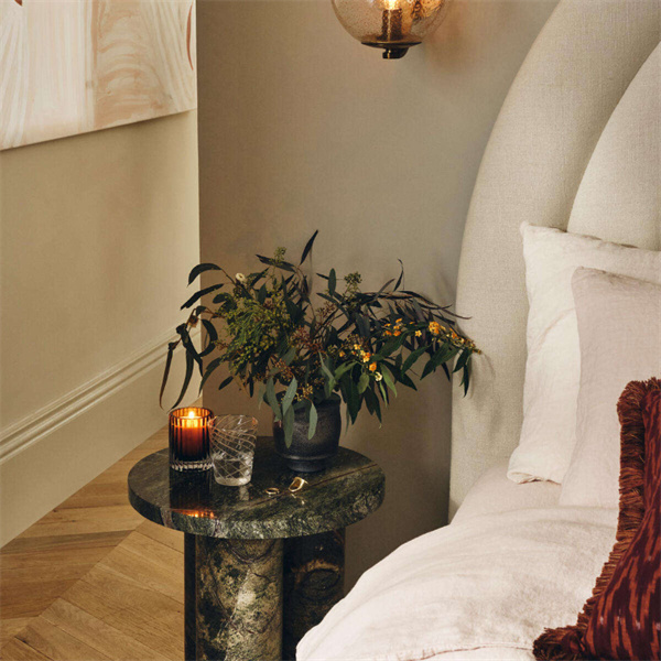 Exquisite marble top side table to elevate your wholesale furniture collection
