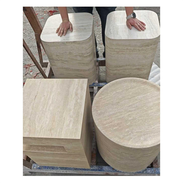 Timeless Elegance and Modern Design in Marble Plinth Side Tables