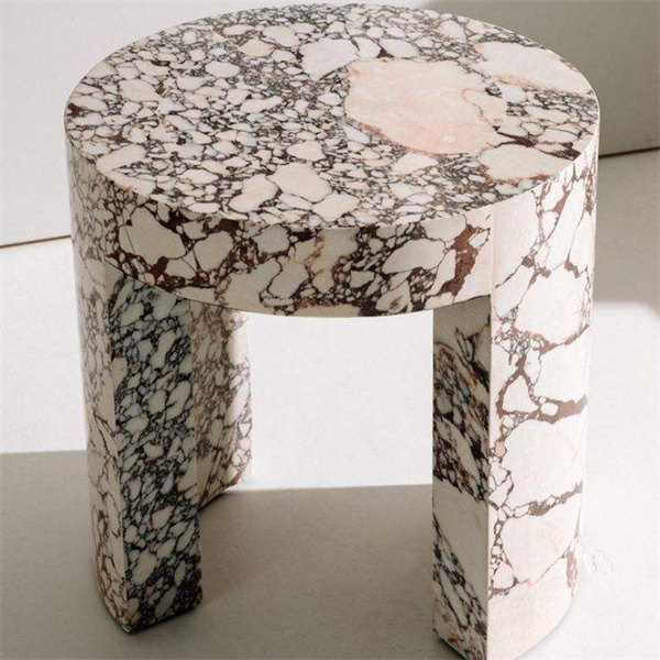 Versatile and stylish marble pedestal side tables for any setting