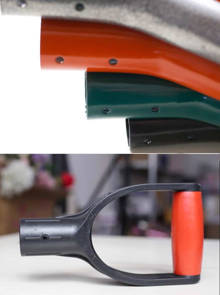 Customizable Plastic and Steel D/Y Handle for Farm Garden Shovel factory