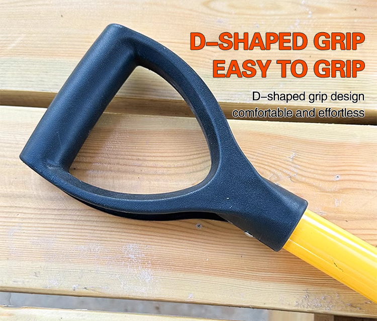 24Hours Sample Farming Tools Mini Steel Spade Small Shovel With Fiberglass Handle details
