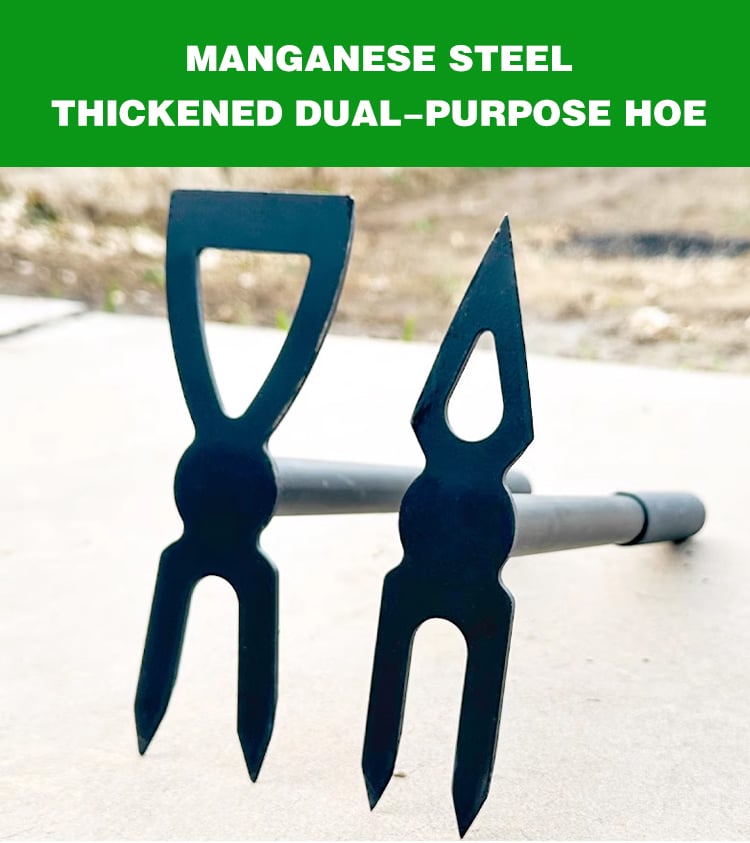 Multifunctional Customizable Farming Weeding Tool Small Garden Hoe with Steel Wood Handle factory