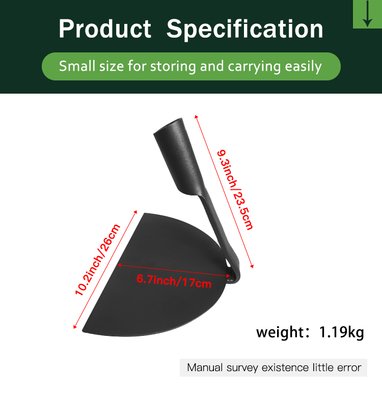 China Manufacturers Agriculture Garden Hand Tools Stainless Digging Weeder Gardening Hoe details