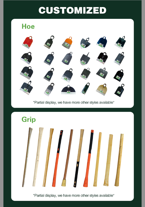 Multifunctional Customizable Farming Weeding Tool Small Garden Hoe with Steel Wood Handle manufacture