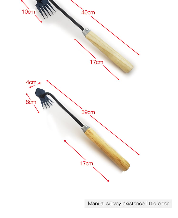 Chinese Factory Small Garden Hoe Durable Multifunction Farming Weeding Tool with Steel Wood Handle supplier
