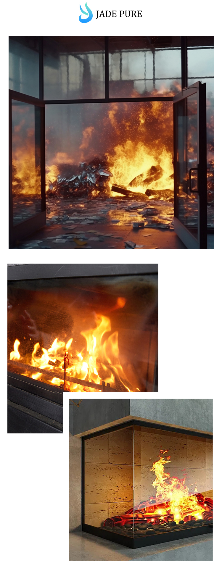product durable fireproof glass for multifunctional public buildings581-3