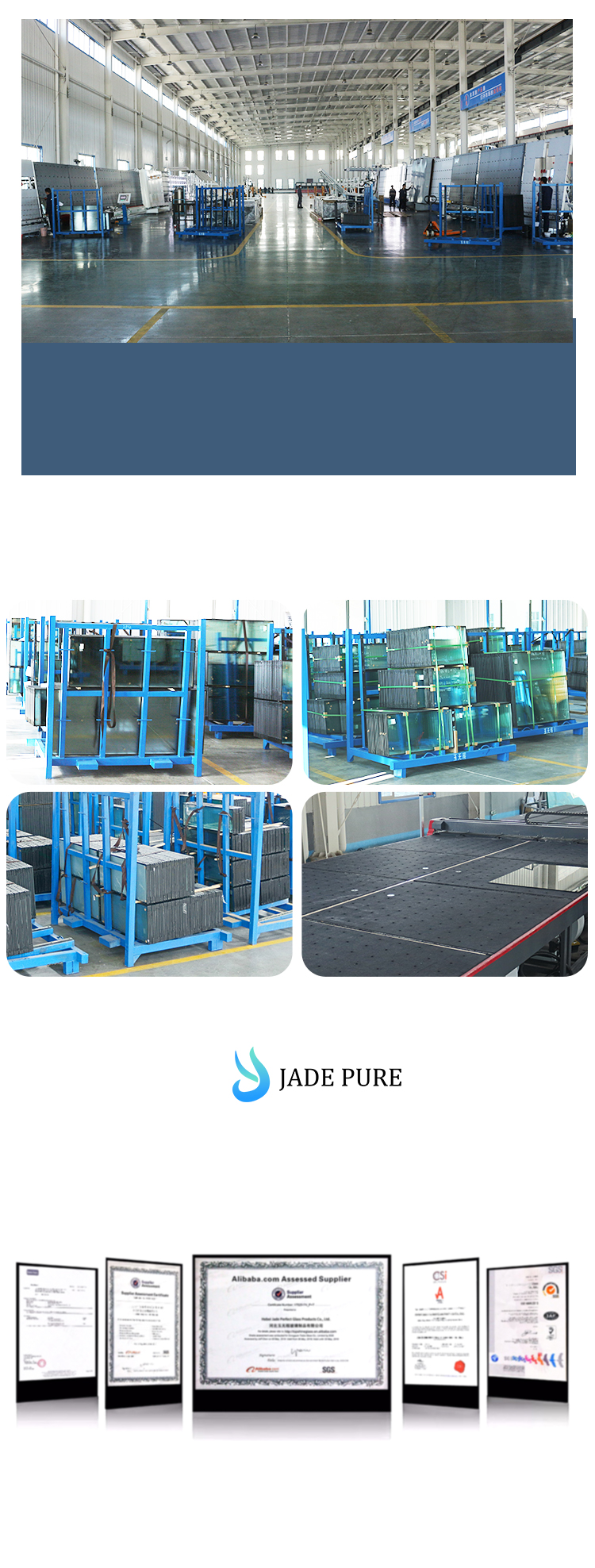 product durable fireproof glass for multifunctional public buildings581-6