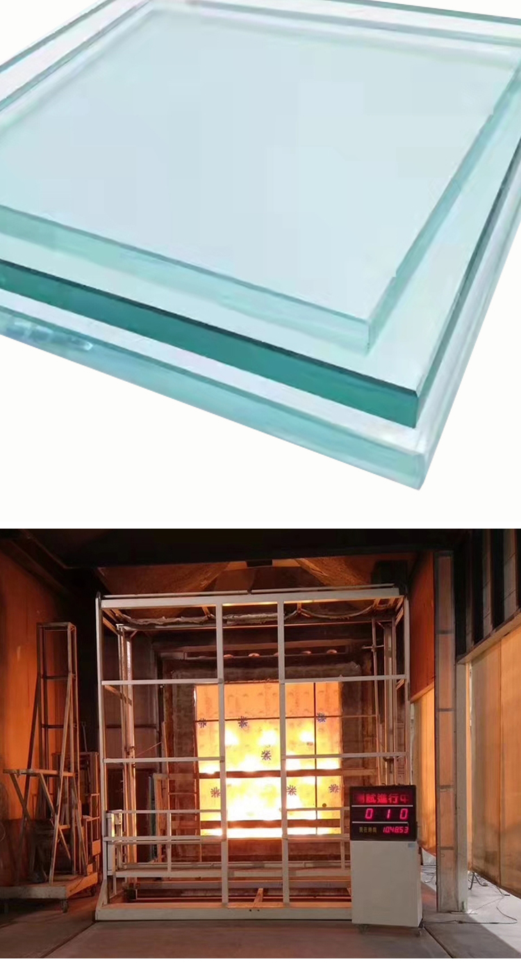 product durable fireproof glass for multifunctional public buildings581-2