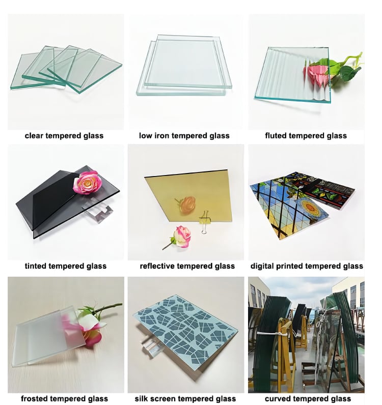 product flat tempered glass panel for glass railings-6