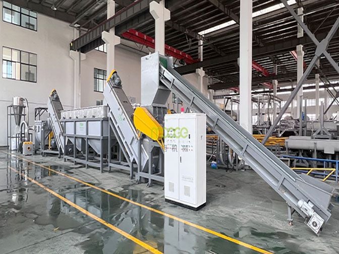 PP PE Film Recycling Washing Line