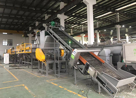 MEB-2000 Plastic ABS Recycling Washing Line di India