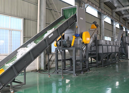 ME-500 PP PE Film Recycling Washing Line di Meksiko
