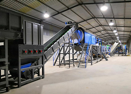 MT-5000 PET Recycling Washing Line di Aljazair