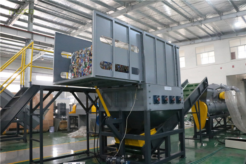 Waste Plastic PET Bottle Bale Breaker / Opener Machine supplier