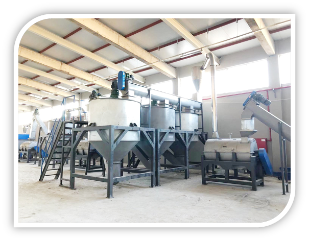 Waste Plastic PET Bottle Recycling Washing Line / Dirty Flakes Production Line for Recycling Factory factory