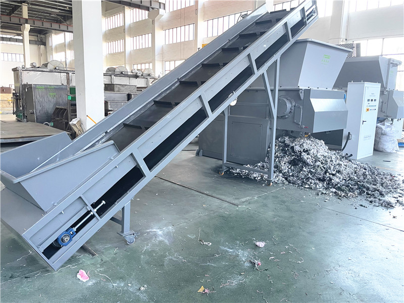 Plastic Single Shaft Shredder Machine for Fabric and PP woven bags manufacture