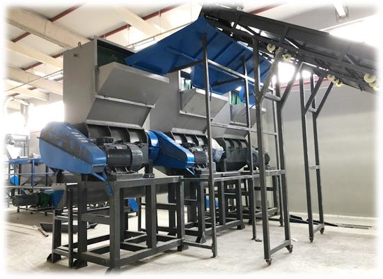 Recycled Plastic PET Bottle Crushing Line details