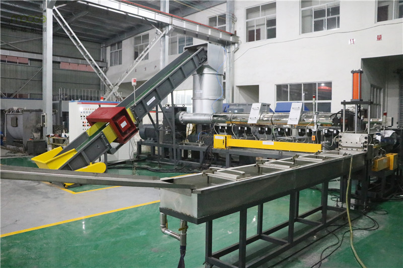 Mooge Recycle Waste Material Plastic PP PE Granulation Pelletizing Machine Line factory