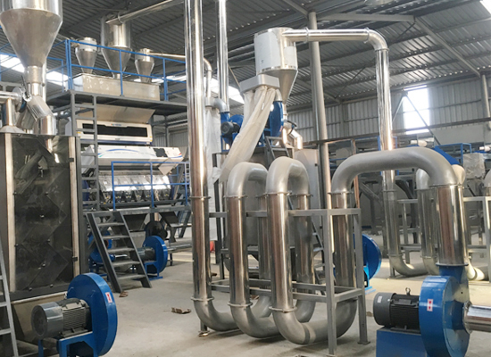 Waste Plastic PET Bottle Scrap Crushing Washing Drying Recycling Line supplier