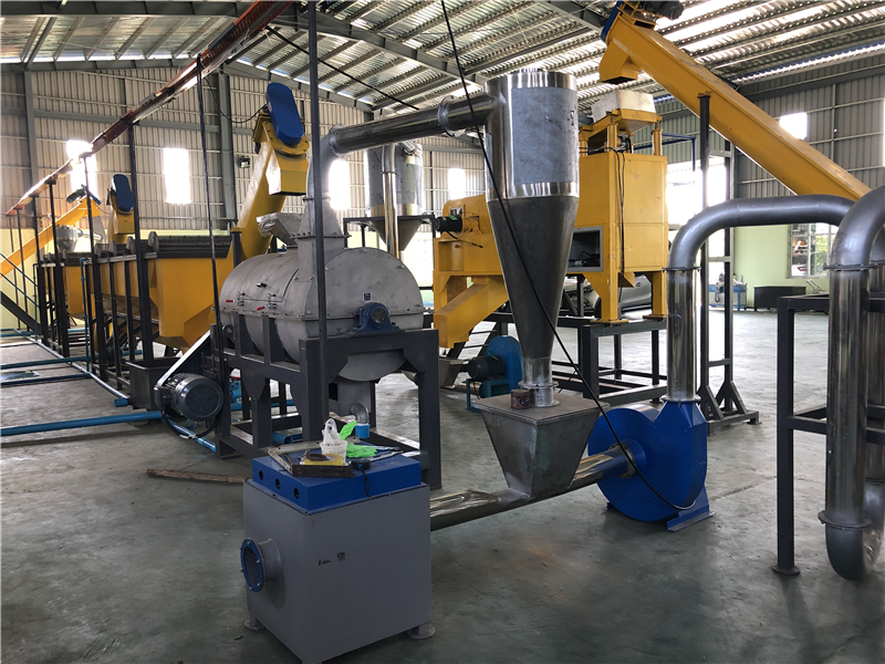 Recycled Plastic PET Bottle Crushing Line details
