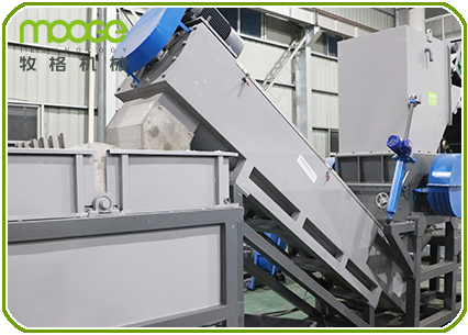 Hdpe Pp Ps Bottle Washing Rigid Pe Plastic Recycling Machine details