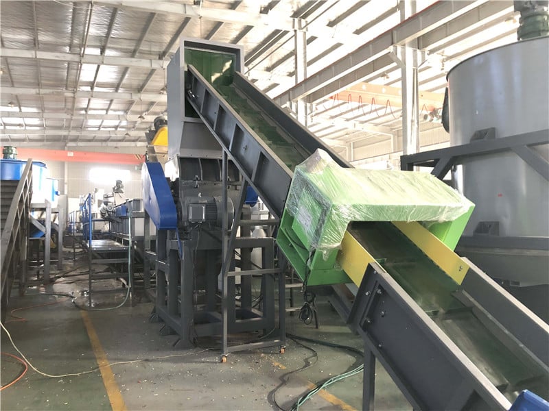 Saving Labor Cost and Energy Film / Raffia Bags Recycling Machine / PP PE Plastic Recycling Machine supplier