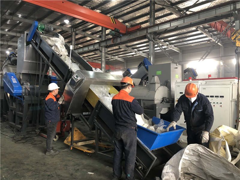 MOOGE VSD-Series Big Bags Waste Film Double Single Shaft Plastic Shredder Machine details