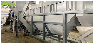Hdpe Pp Ps Bottle Washing Rigid Pe Plastic Recycling Machine supplier