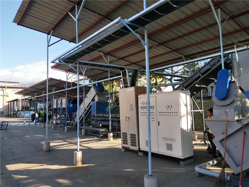 Fully Automatic PP PE Waste Plastic Film Washing Line and Crush Machine supplier