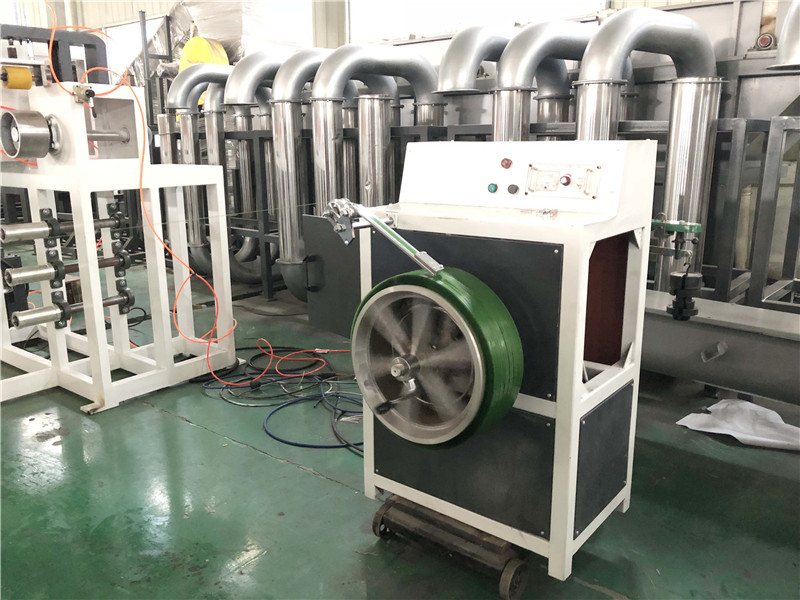 Plastic PET Recycling Plant PET Strap Making Machine / PET Package Strap Band Extrusion Line factory