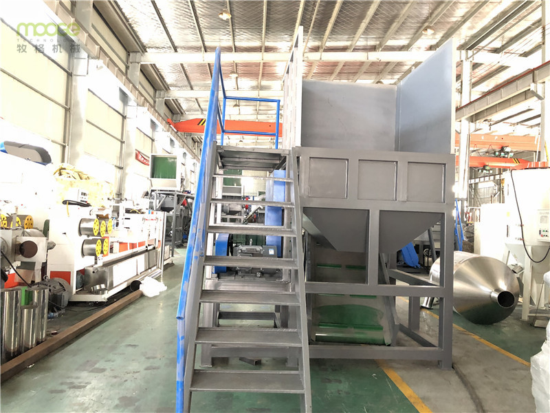 Waste Plastic PET Bottle Bale Breaker / Opener Machine details