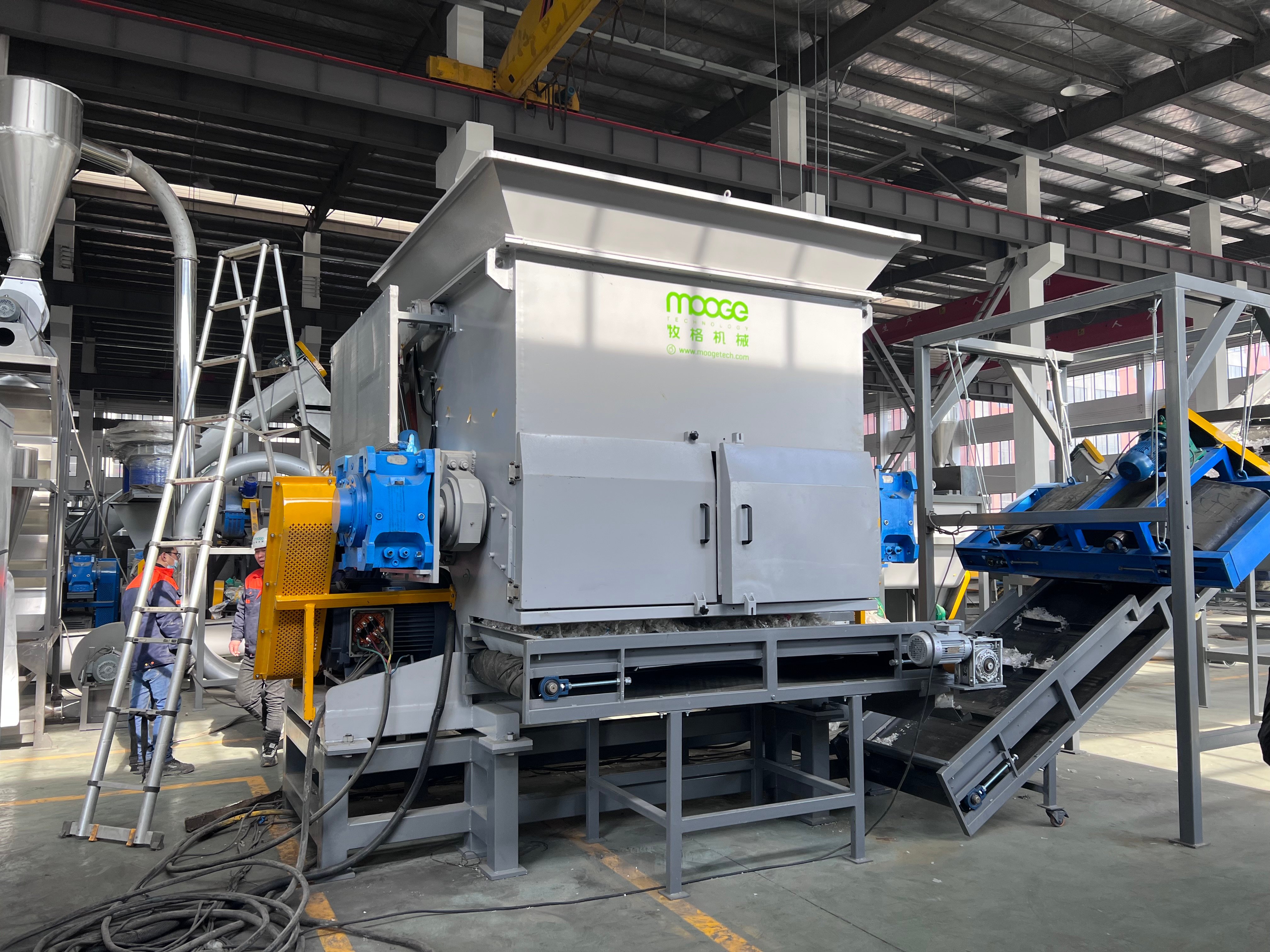 Fully Automatic PP PE Waste Plastic Film Washing Line and Crush Machine supplier