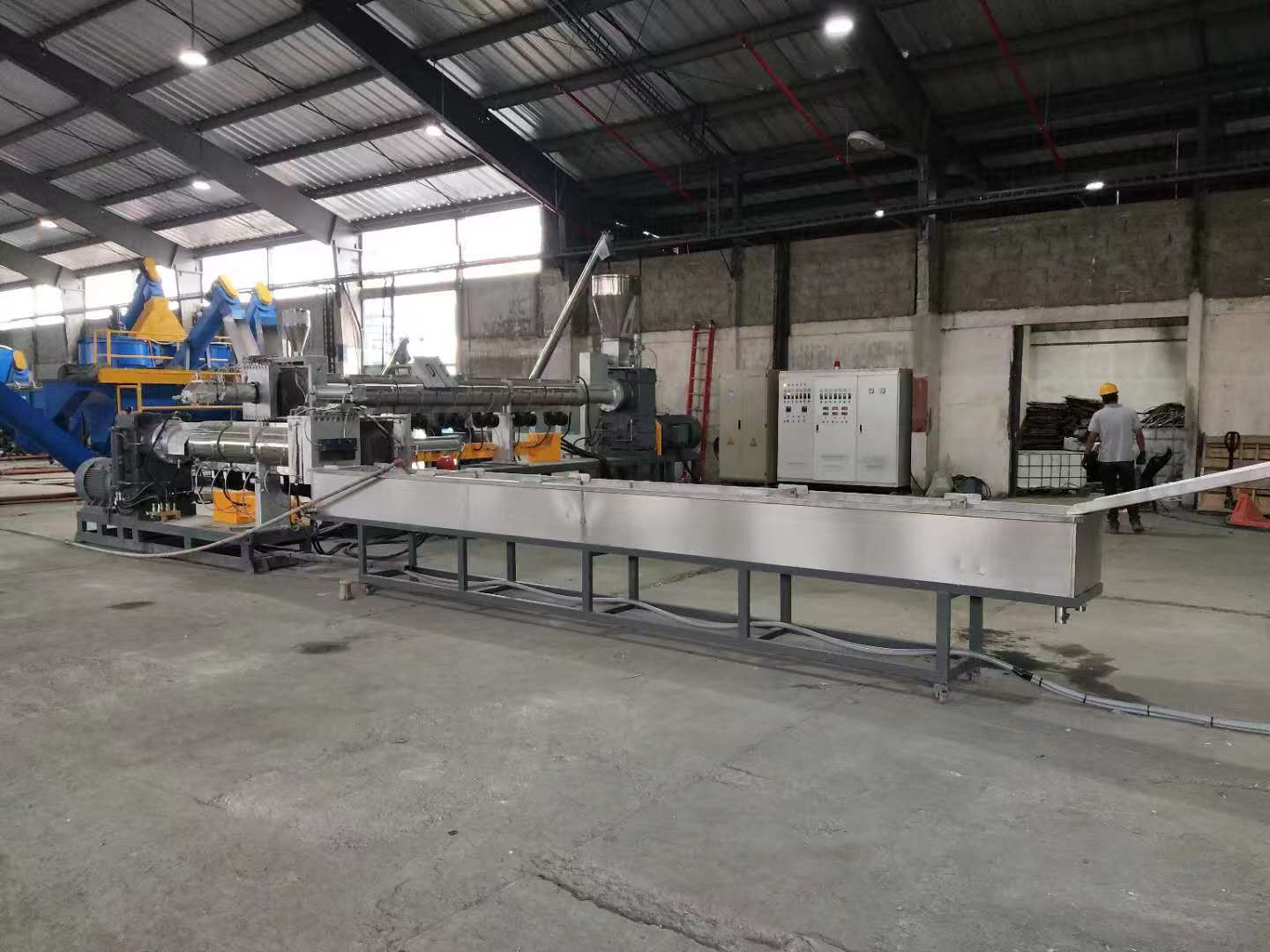Granulator Pelletizing Granulating Machine PE Waste Plastic Making Plastic Pellets Production Line details