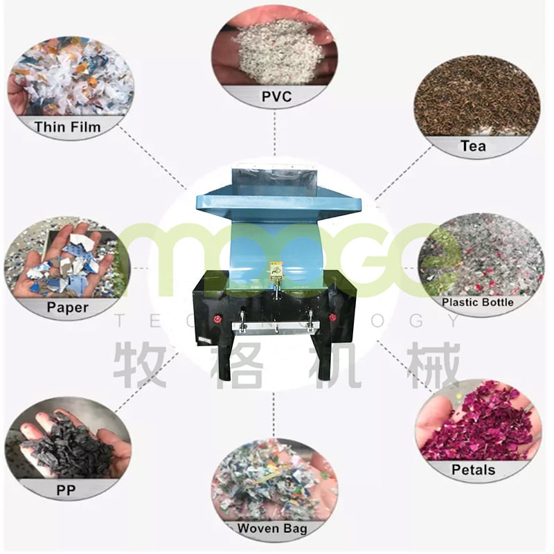 Mini Waste Plastic PE PP PVC PET Crusher Grinder Machine Prices factory