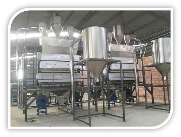 Waste Plastic PET Bottle Recycling Washing Line / Dirty Flakes Production Line for Recycling Factory factory