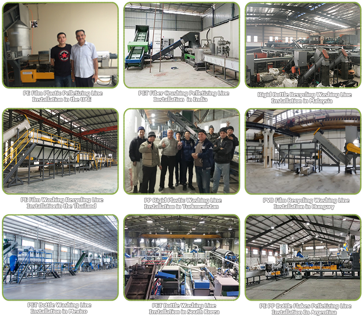 Waste Bottle Flakes Plastic Recycling Line supplier