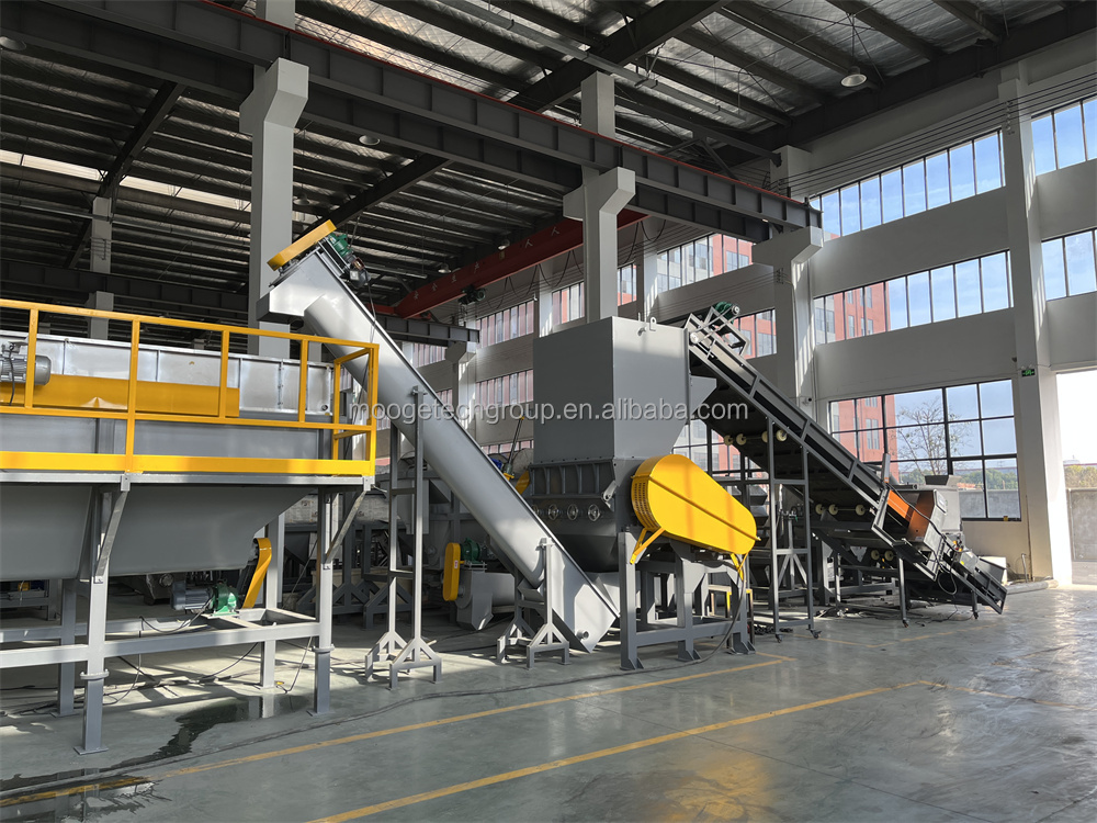 Shredder Plastic Bottle Crushing Machine LDPE HDPE PE PP Bottle Washing Line Plastic Recycling Machine details