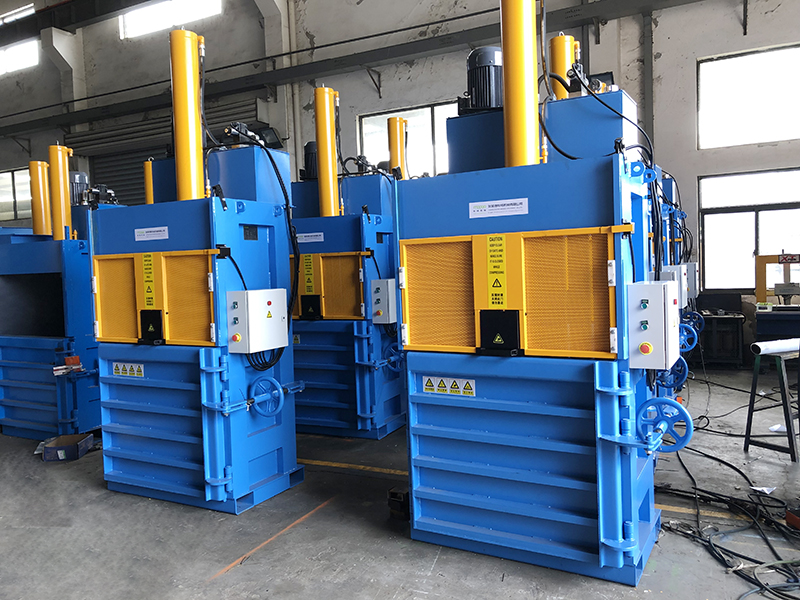 Vertical Hydraulic Cardboard Box Baling Press Waste Paper Baler Machine details