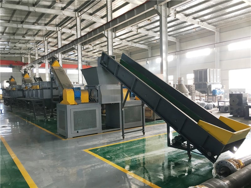Fully Automatic PP PE Waste Plastic Film Washing Line and Crush Machine manufacture