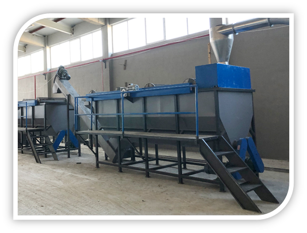Waste Plastic PET Bottle Recycling Washing Line / Dirty Flakes Production Line for Recycling Factory manufacture